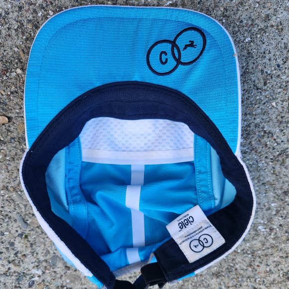 Ciele LR Cap - Tracksmith Joint Adventure - Blue/Light Blue - Picture 4 of 10